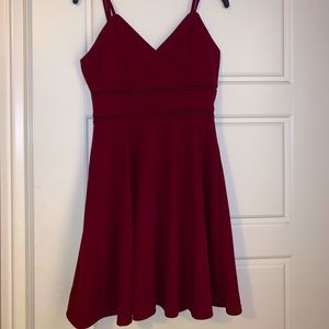 Maroon dress